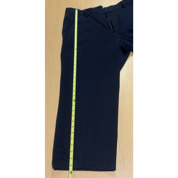 Dockers Dress Pants Men's 38x32 Navy Blue Relaxed Fit Stretch Logo Casual/Office - Picture 12 of 15